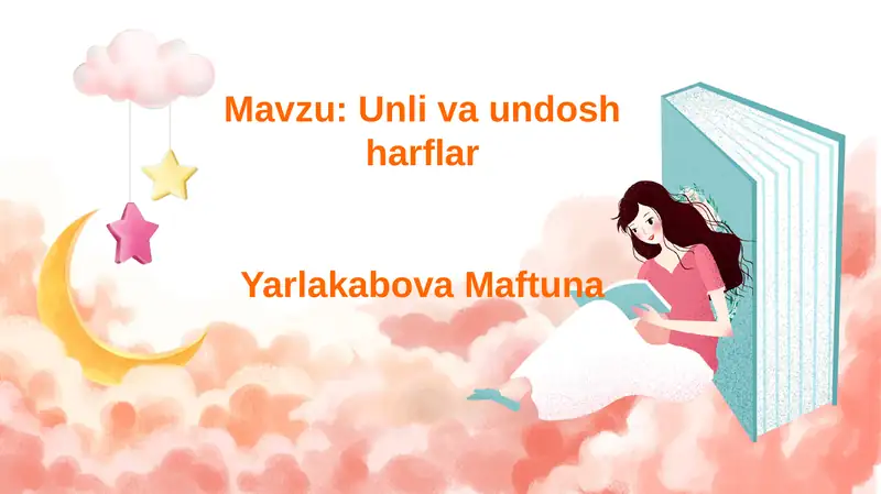 Unliva undosh harflar