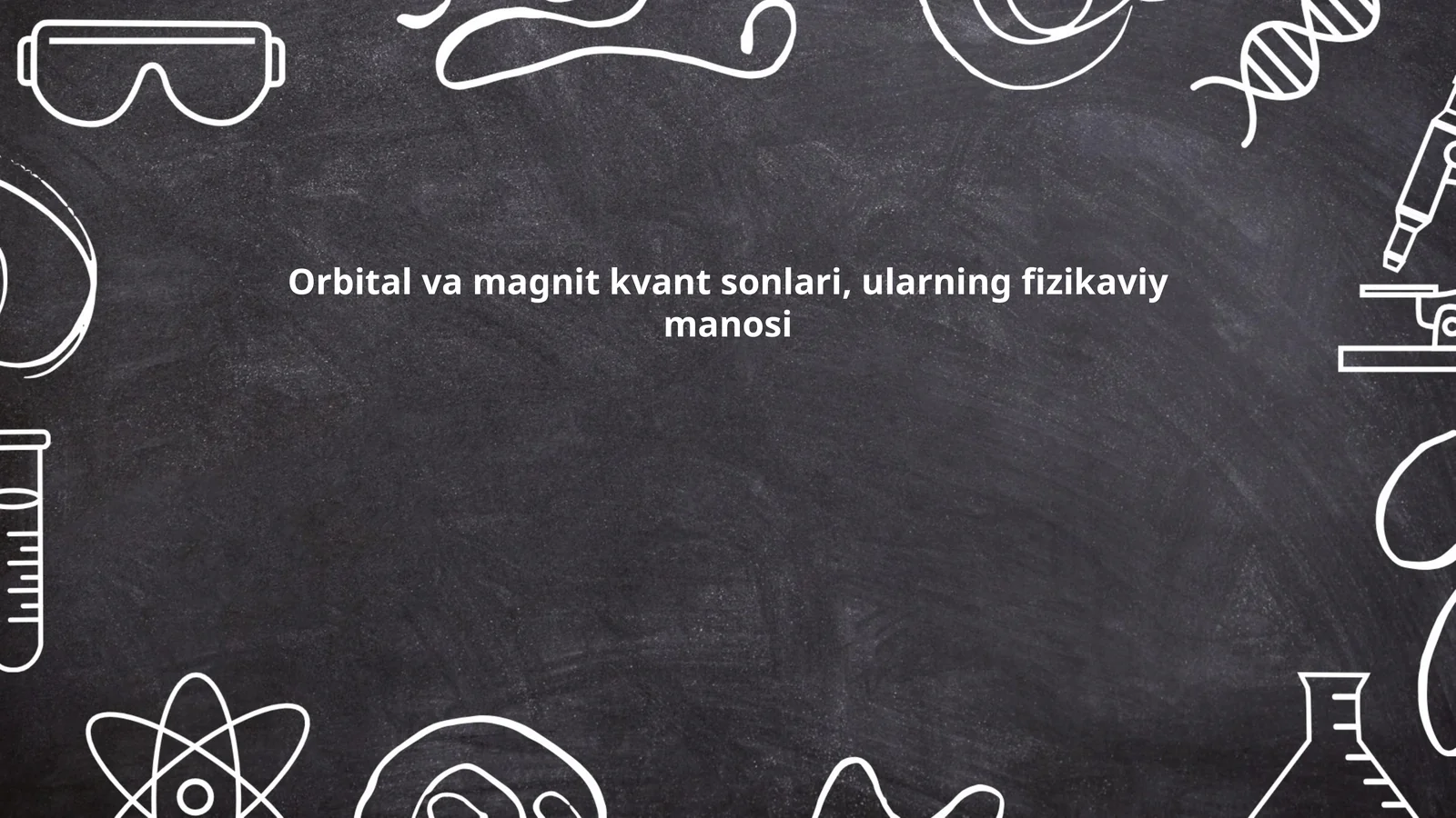 Orbital va magnit kvant sonlari