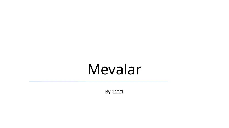 Mevalar