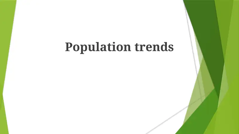Population Trends