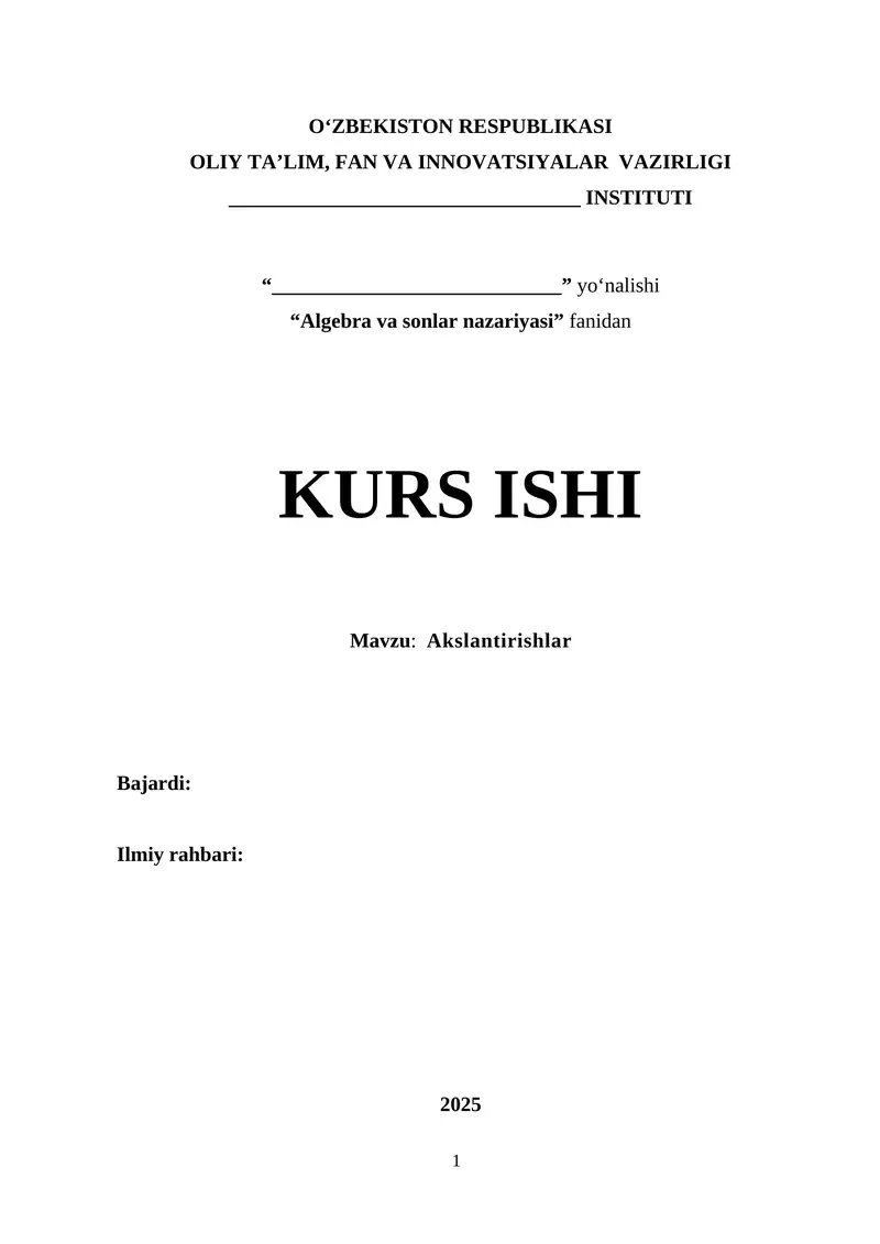 Akslantirishlash