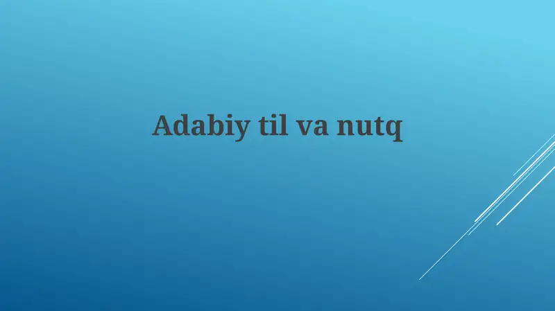 Adabiytilvanutq