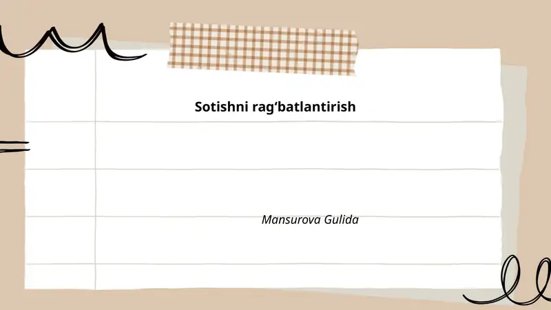 Sotishni ragʻbatlantirish