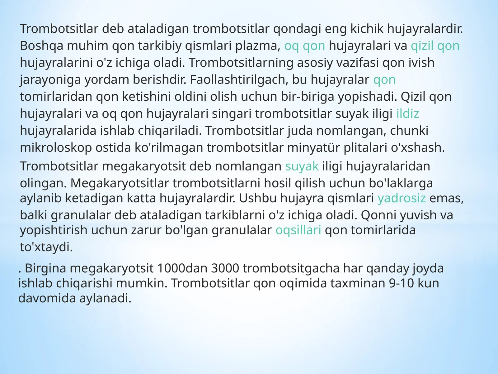 Trombotsitlar