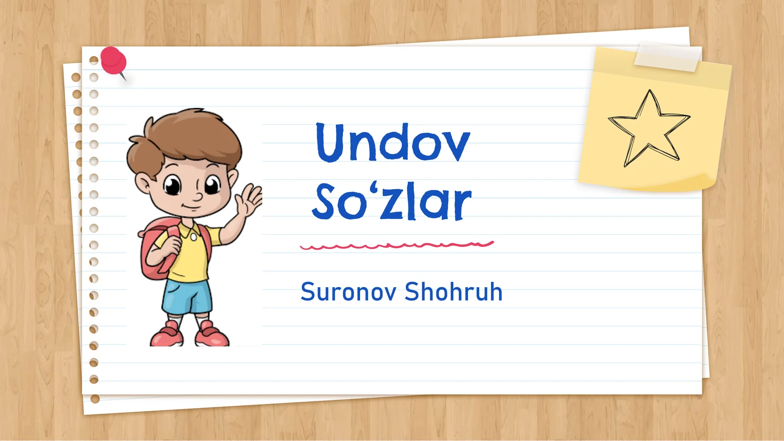 Undov So‘zlar
