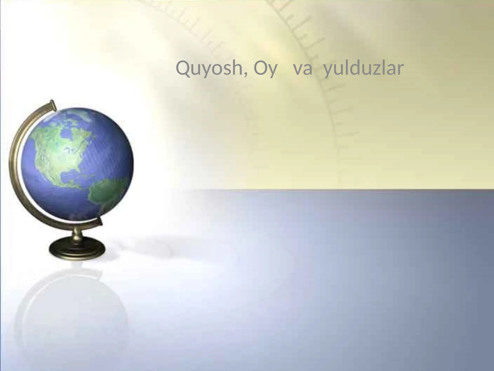 Quyosh, Oy va yulduzlar