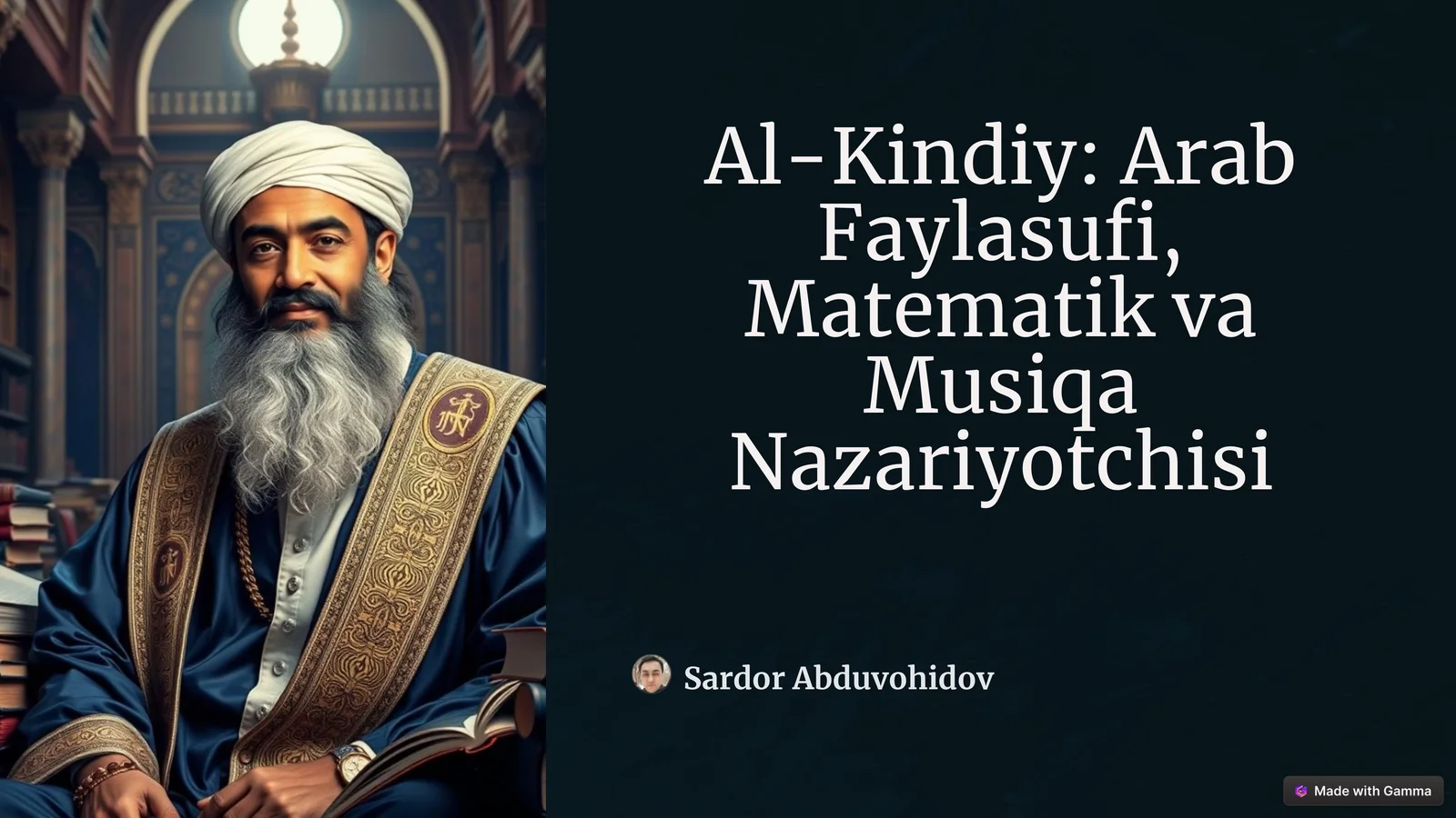 Al-Kindiy: Arab Faylasufi, Matematik va Musiqa Nazariyotchisi