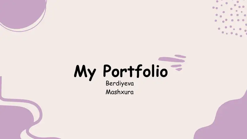 My Portfolio