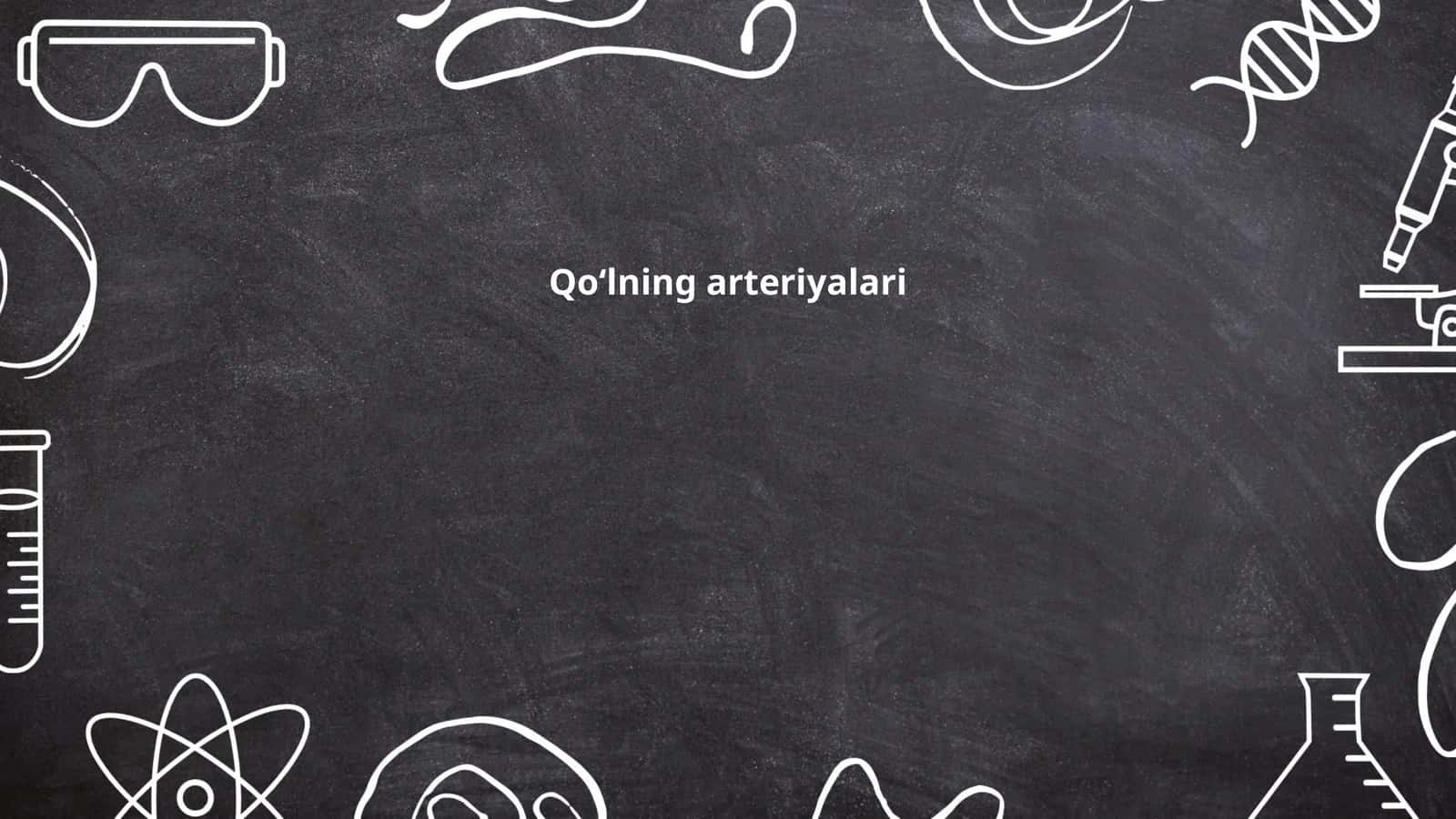 Qoʻlning arteriyalari