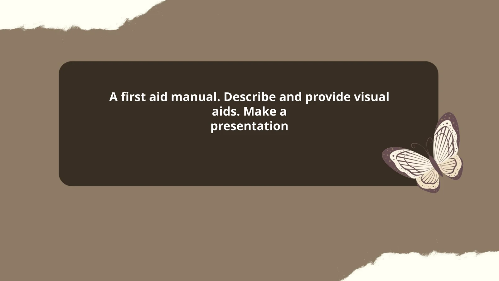 First Aid Manual — Purpose and Learning Objectives