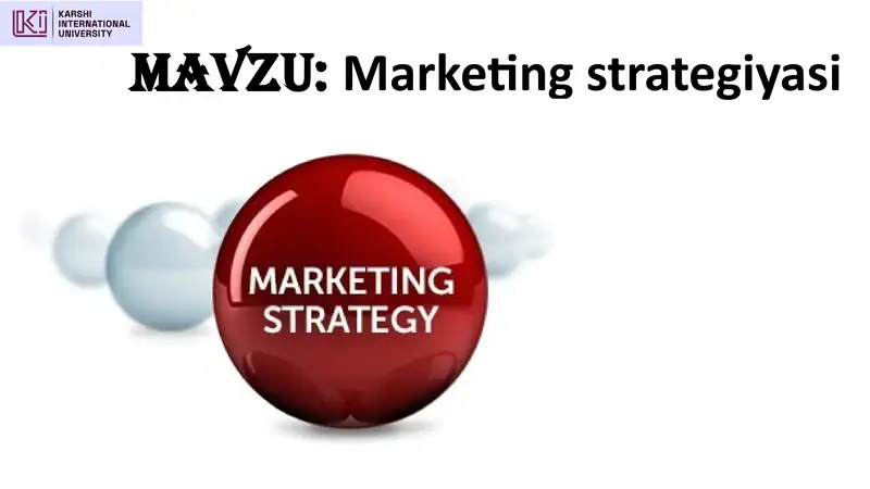 Marketing Strategiyasi