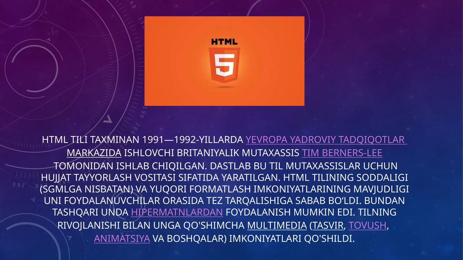HTML tili