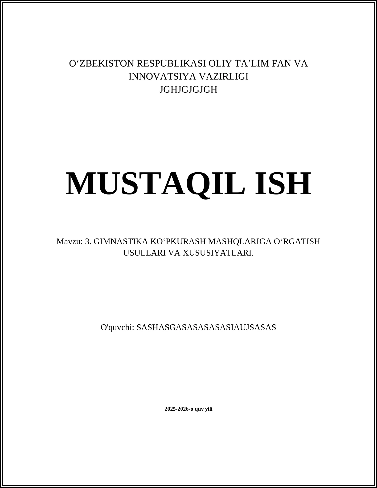 3. GIMNASTIKA KO‘PKURASH MASHQLARIGA O‘RGATISH USULLARI VA XUSUSIYATLARI