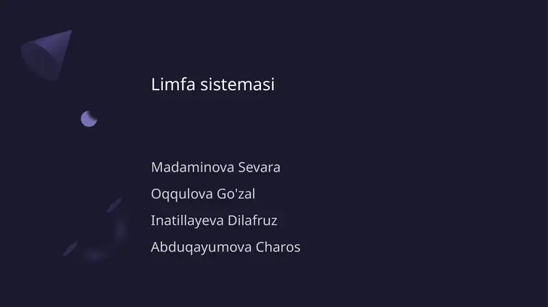 Limfa sistemasi