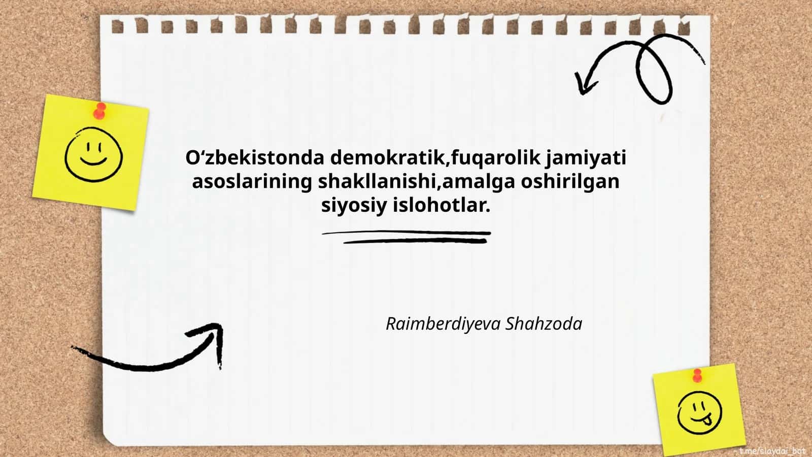 Oʻzbekistonda demokratik islohotlarning boshlanishi