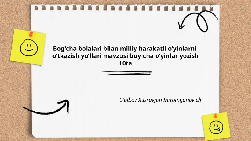 Oʻyinlar yozish 10ta