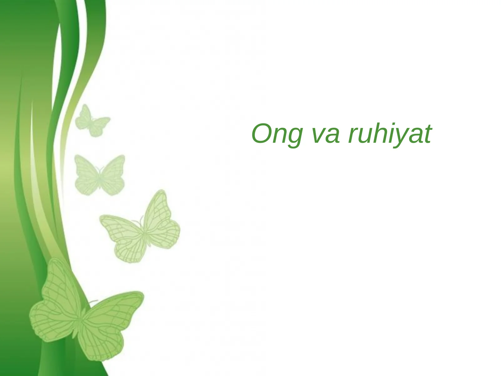 Ong va ruhiyat