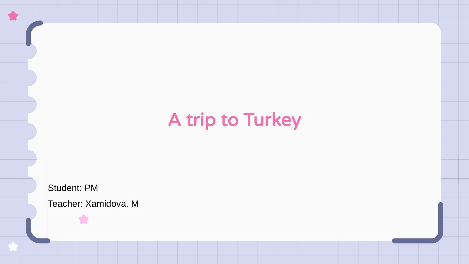 A trip to Turkey