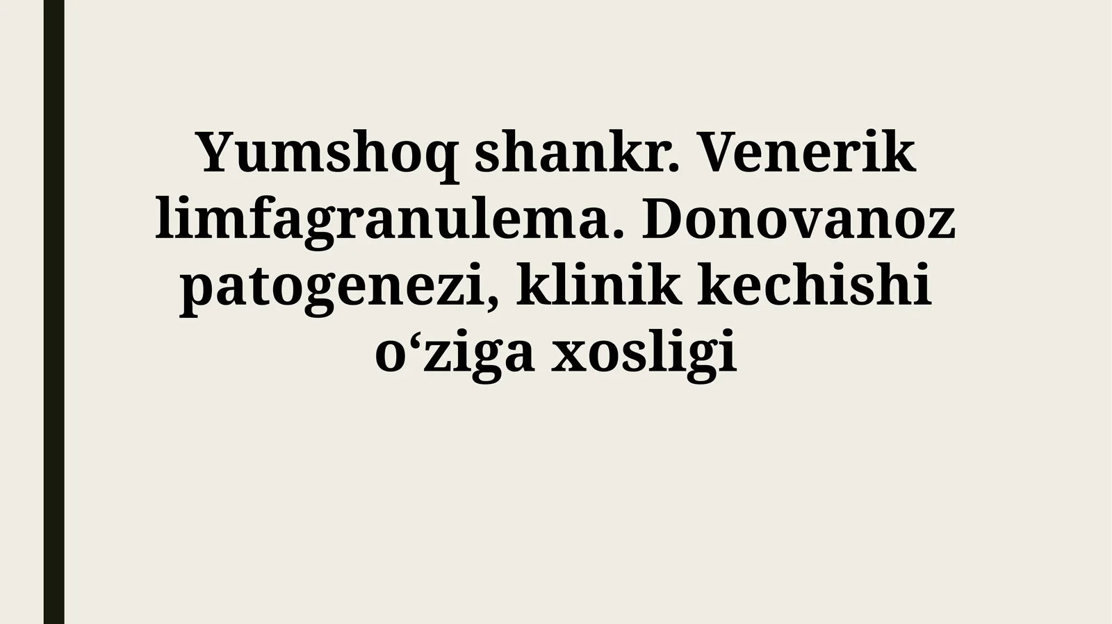 Yumshoq shankr va Limfogranulema venerum: Patogenez va Klinik Kechish