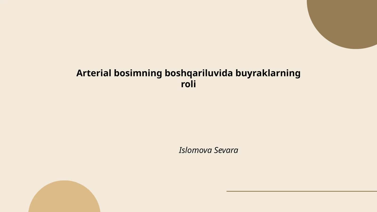 Buyraklarning asosiy vazifalari