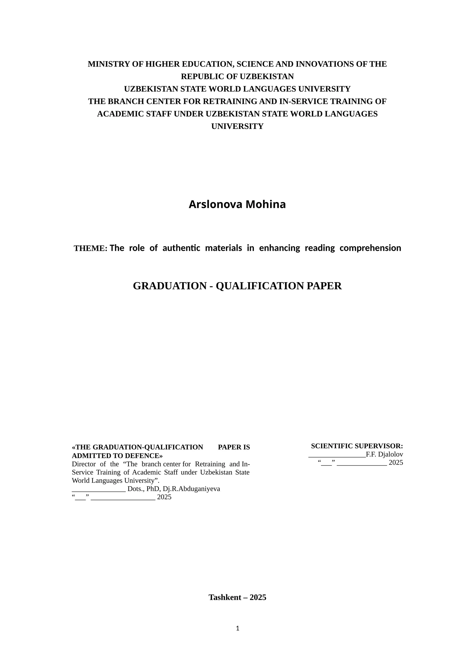The role of authentic materials in enhancing reading comprehension