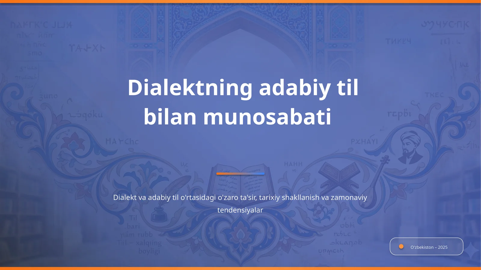 Dialektning adabiy til bilan munosabati