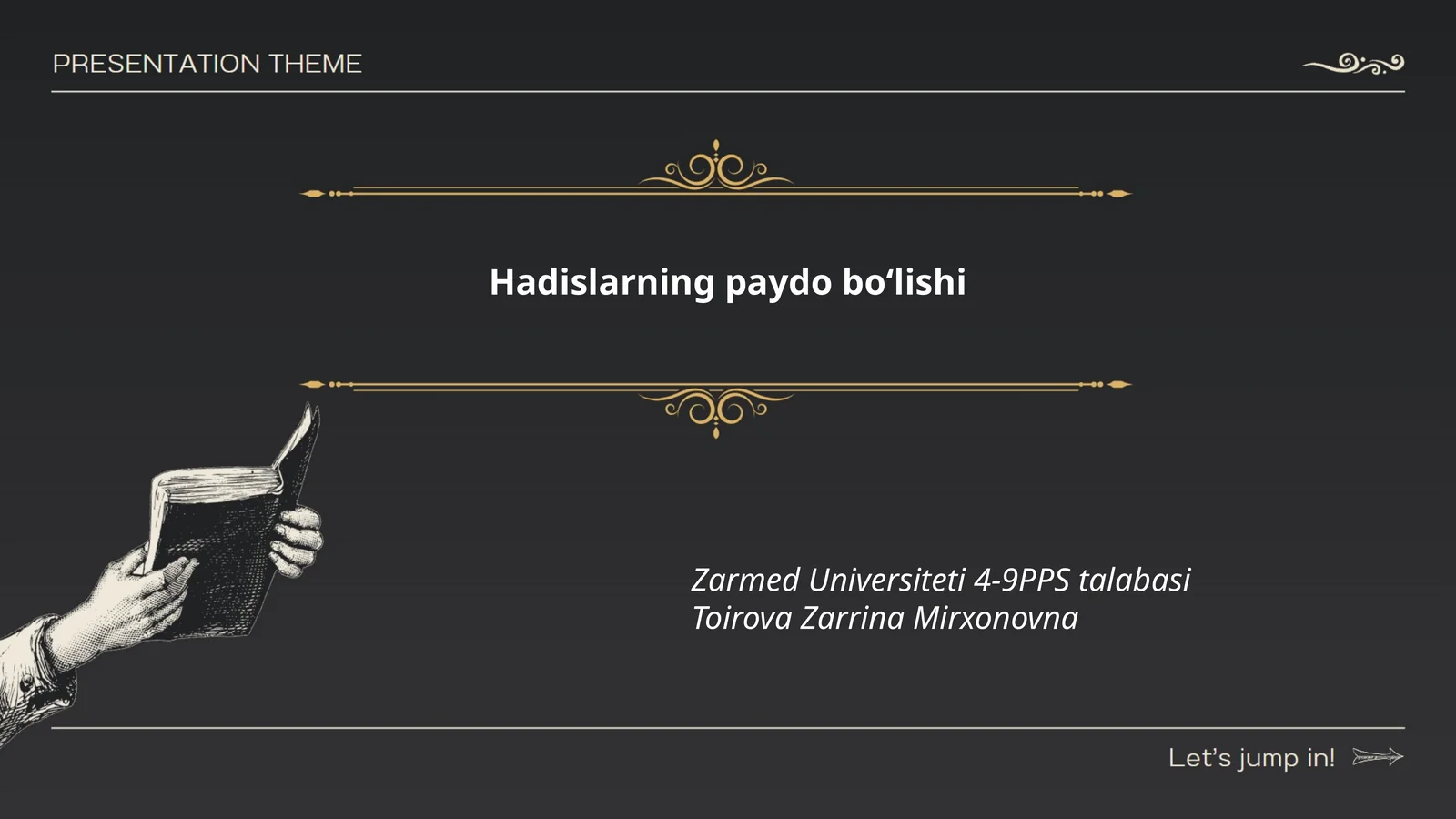 Hadislarning paydo boʻlishi