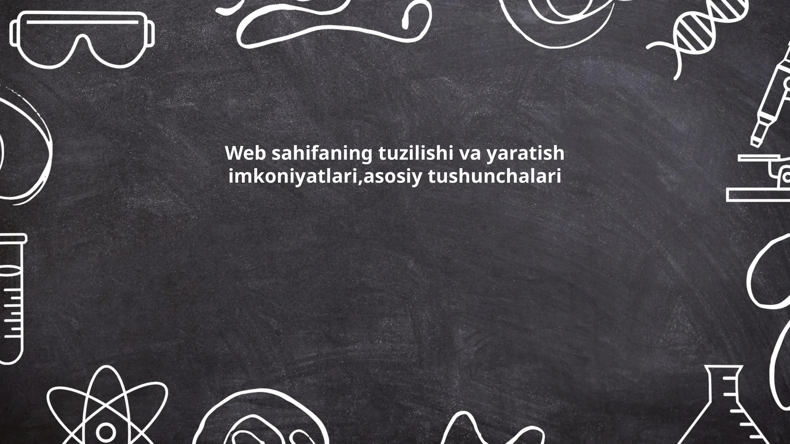 HTML asoslari