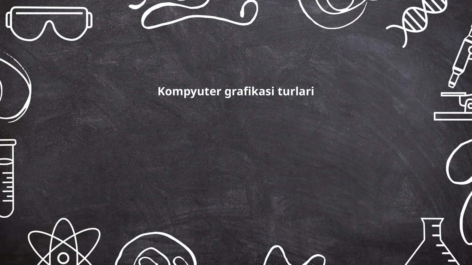 Kompyuter grafikasi turlari