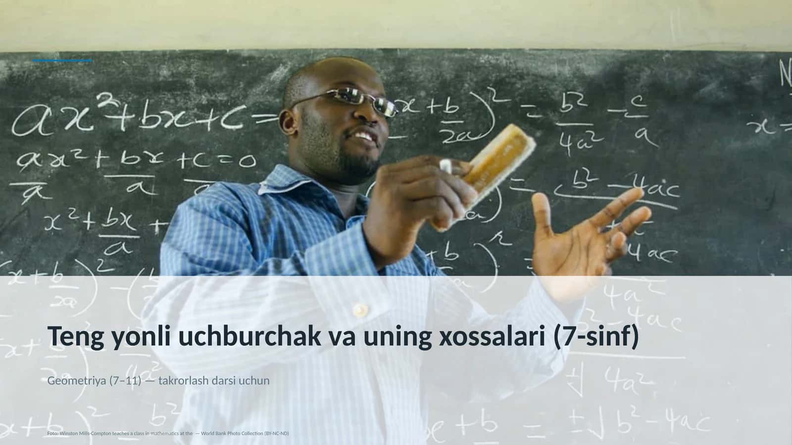 Geometriya (7–11) — takrorlash darsi uchun