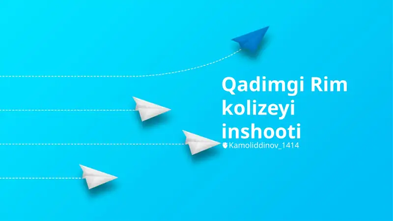 Qadimgi Rim kolizeyi inshooti