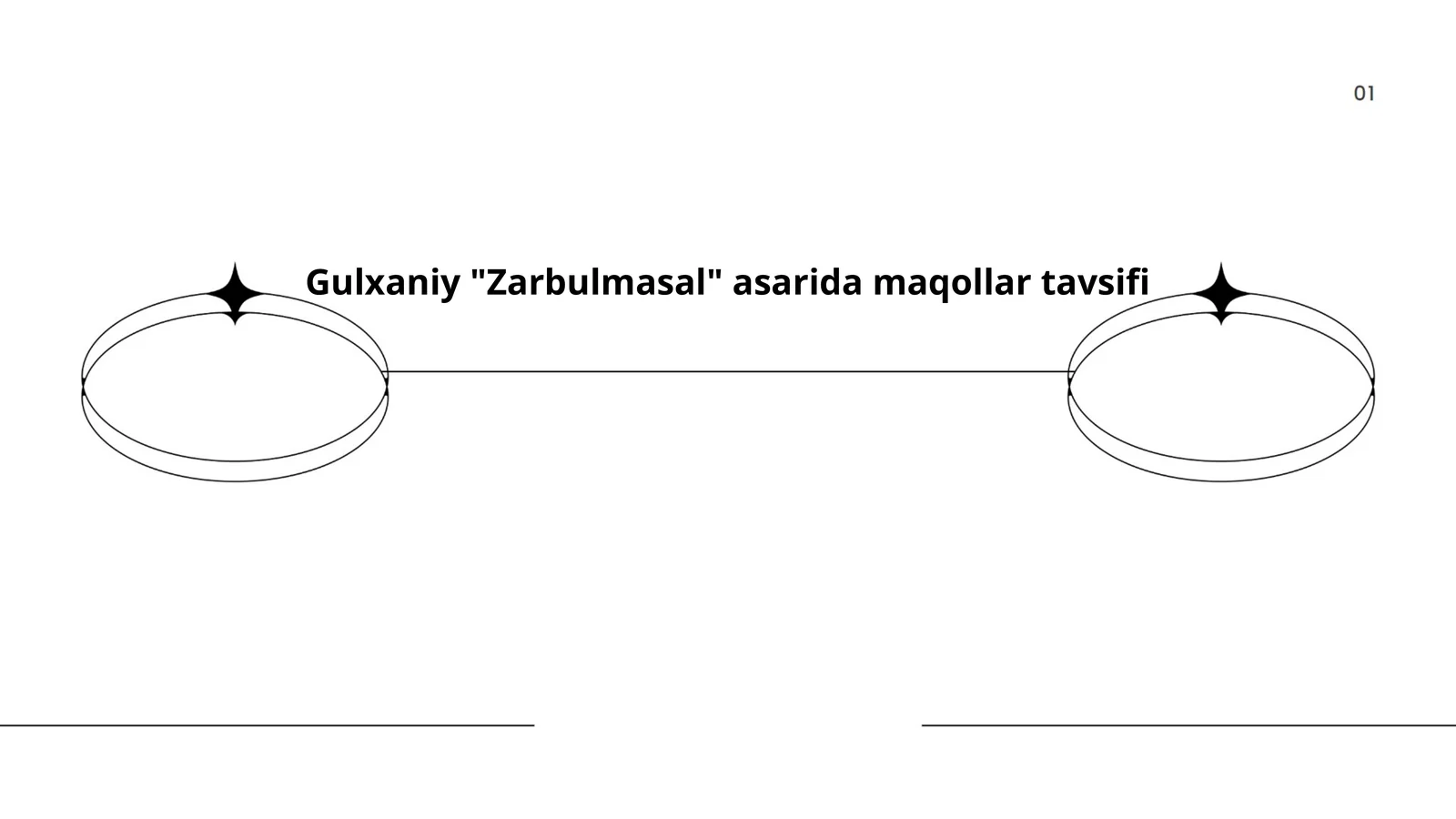 Gulxaniy "Zarbulmasal" asarida maqollar tavsifi