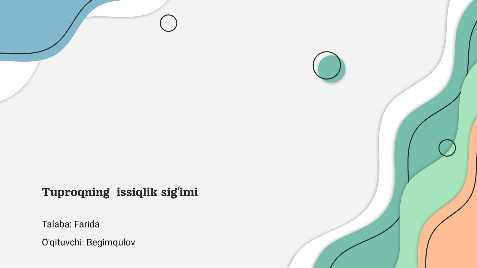 Tuproqning issiqlik sigʻimi