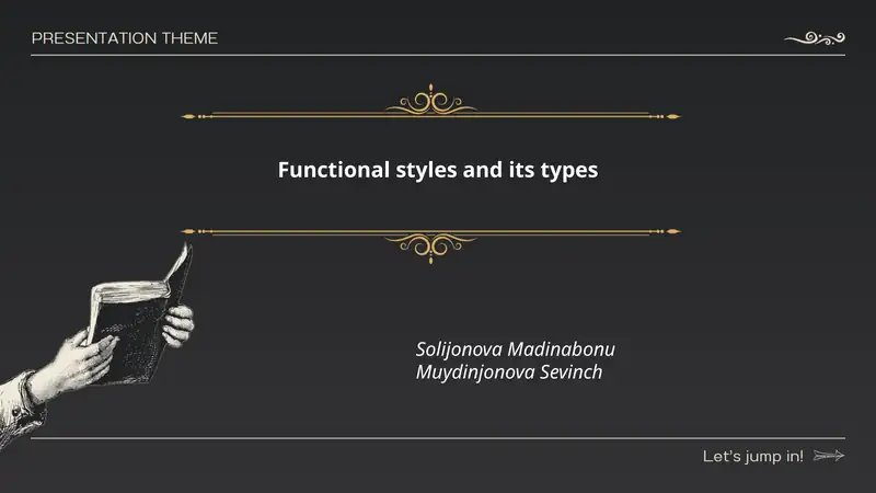 Functional styles and its types