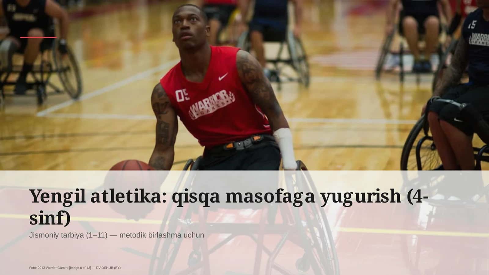 Yengil atletika: qisqa masofaga yugurish (4-sinf)