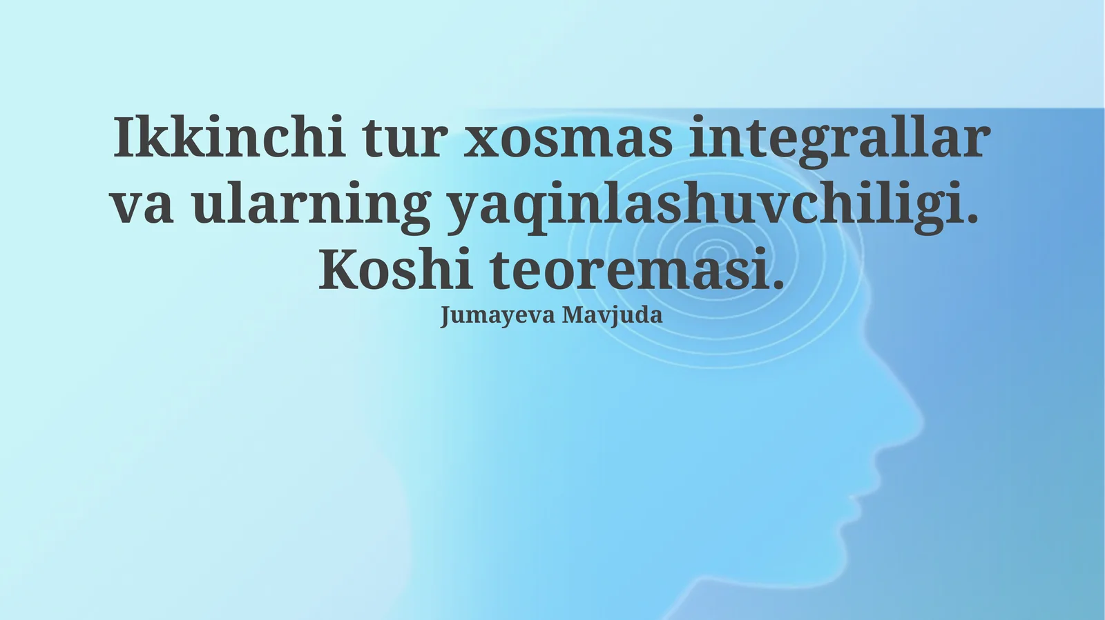 Koshi teoremasi