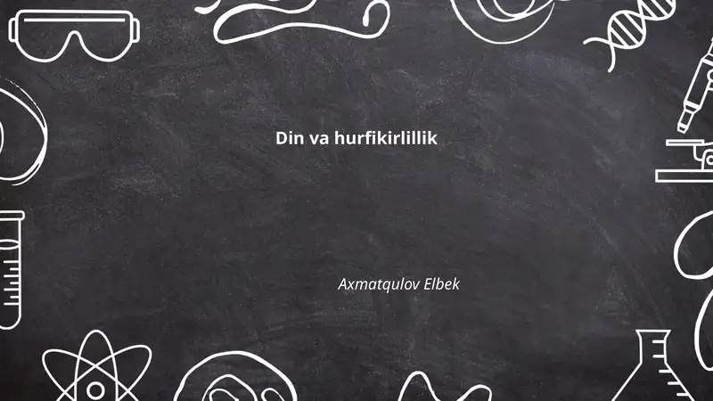 Din va hurfikirlillik