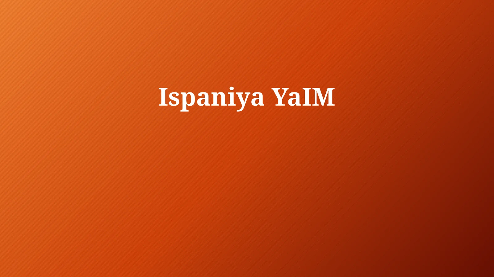 Ispaniya YaIM