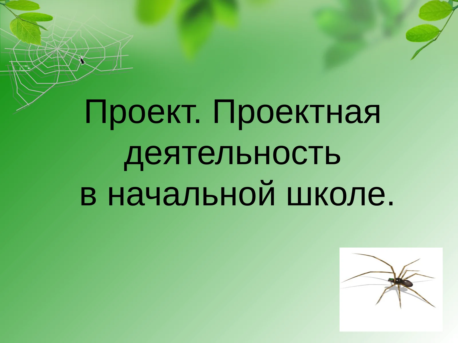 Проектная деятельность в начальной школе