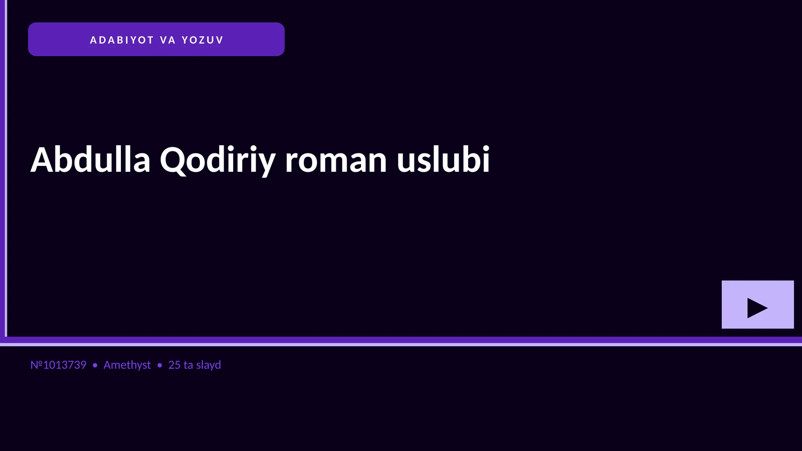 Abdulla Qodiriy roman uslubi
