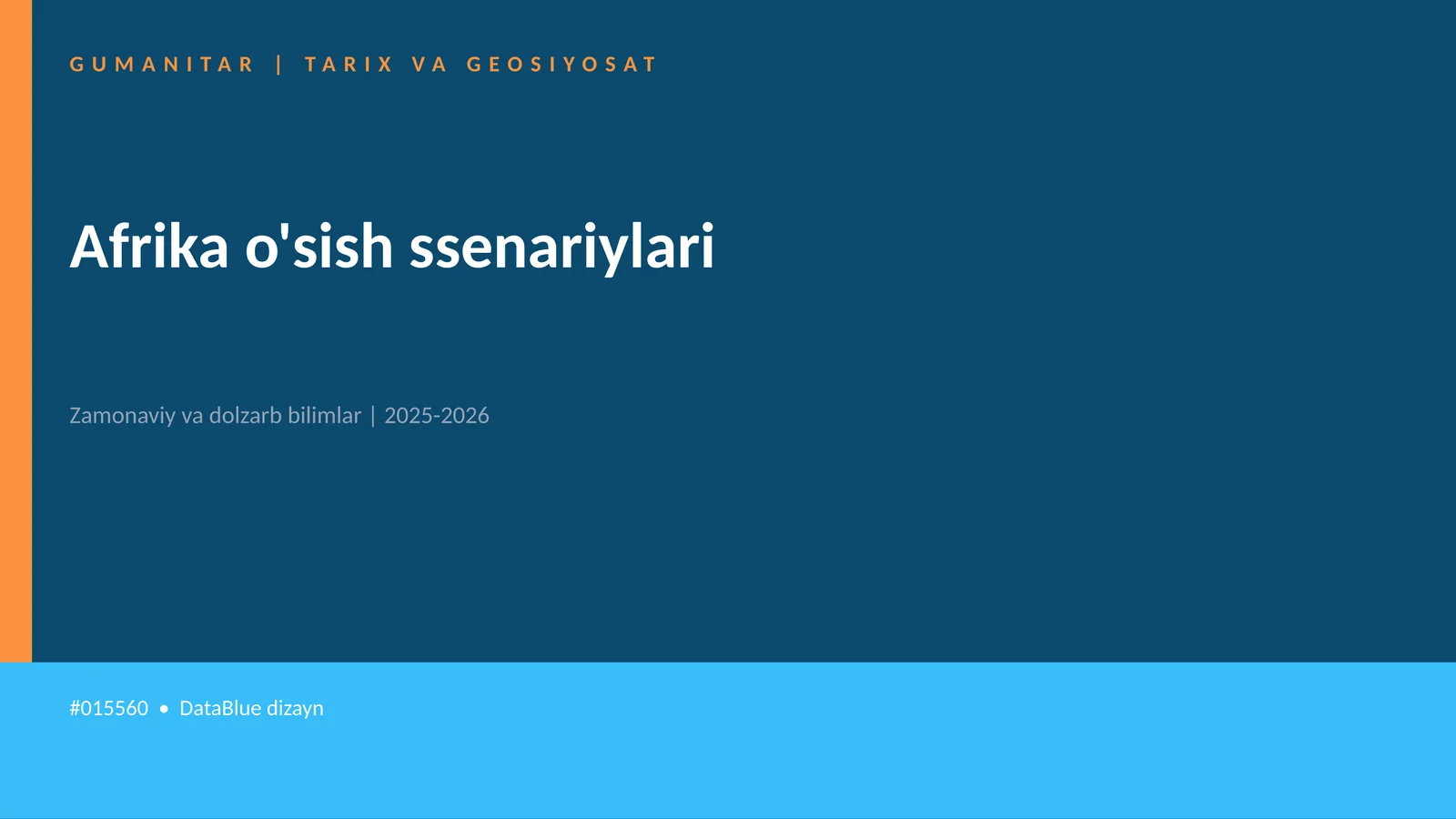 Afrika o'sish ssenariylari