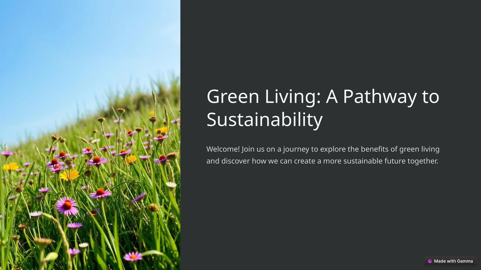 Green Living: A Pathway to Sustainability