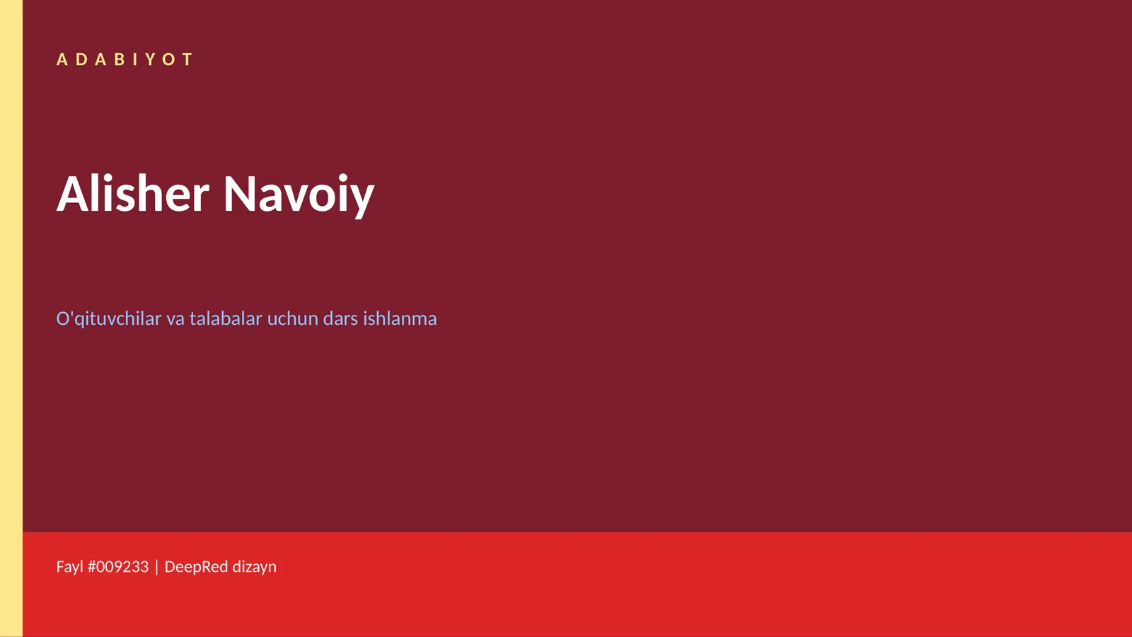 Alisher Navoiy