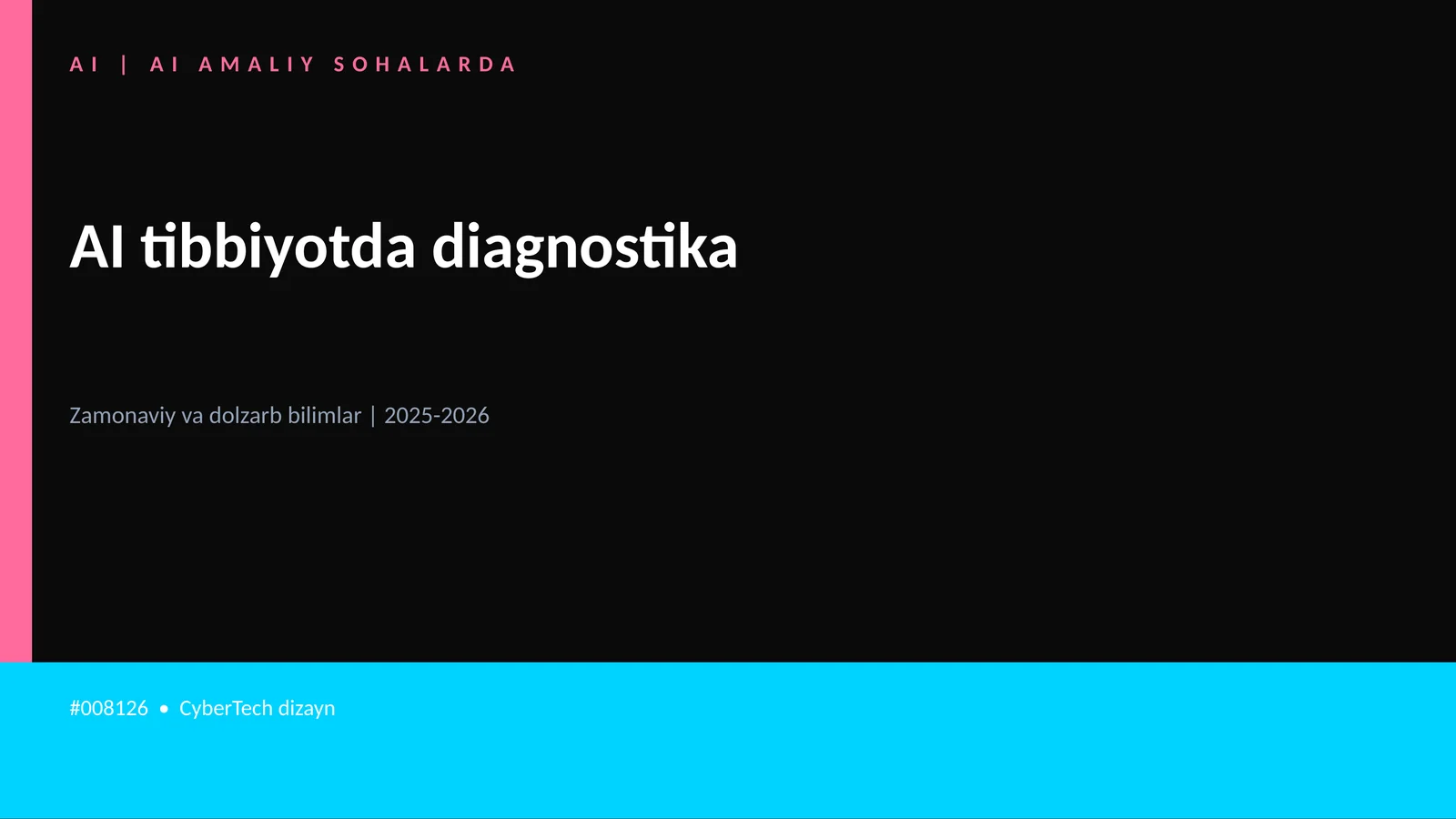 AI tibbiyotda diagnostika