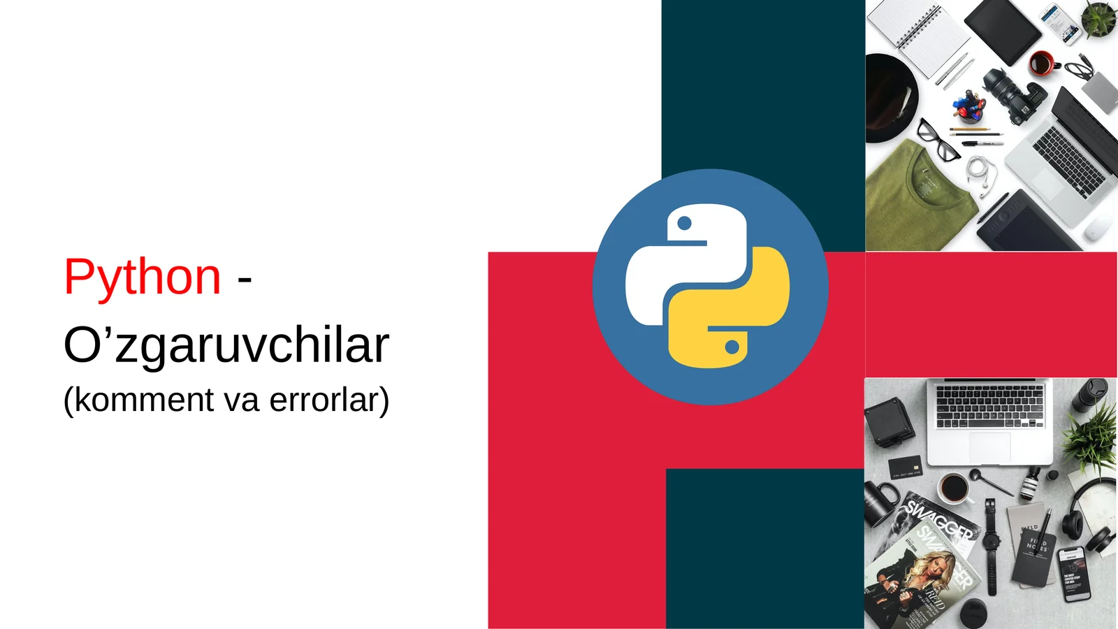 Python-O’zgaruvchilar (komment va errorlar)