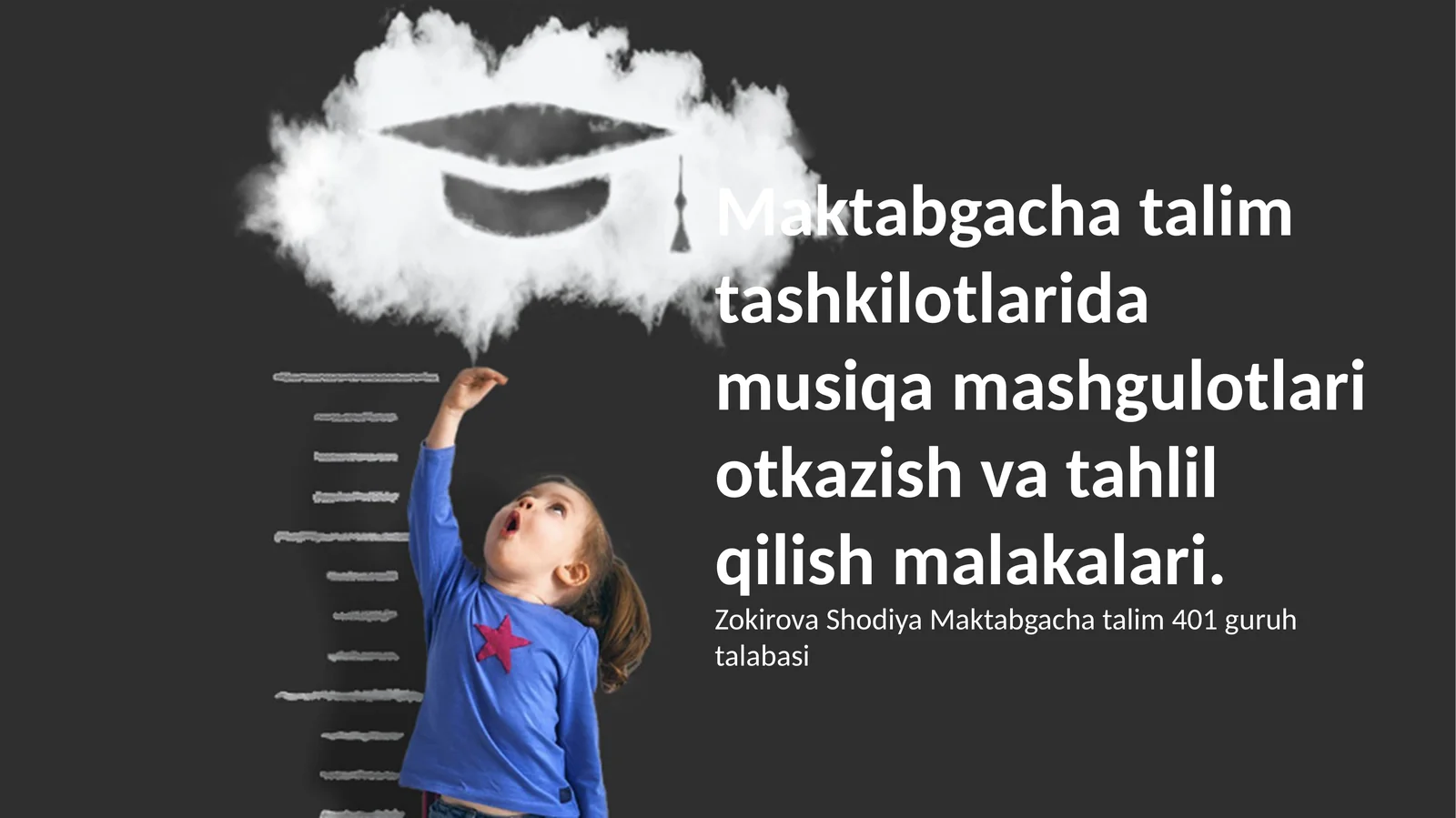 Musiqa faoliyati maktabgacha talim tashkilotlarida