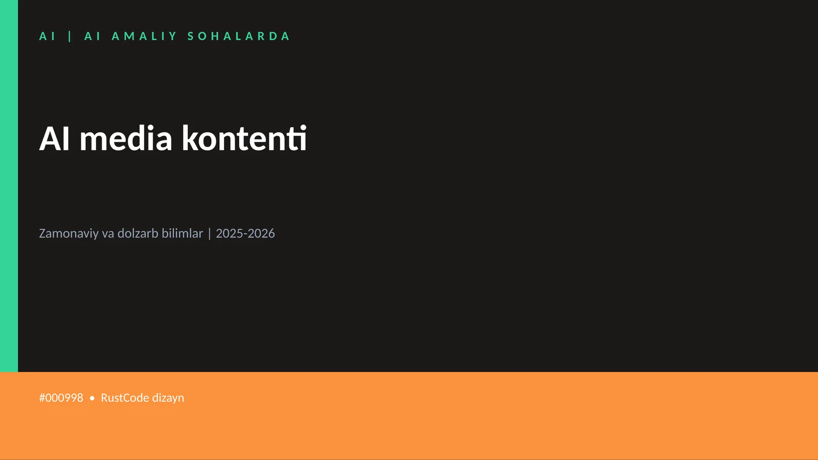AI media kontenti