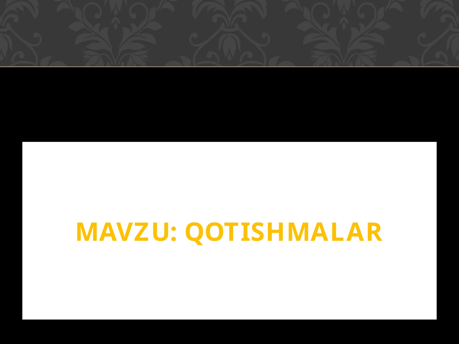 qotishmalar