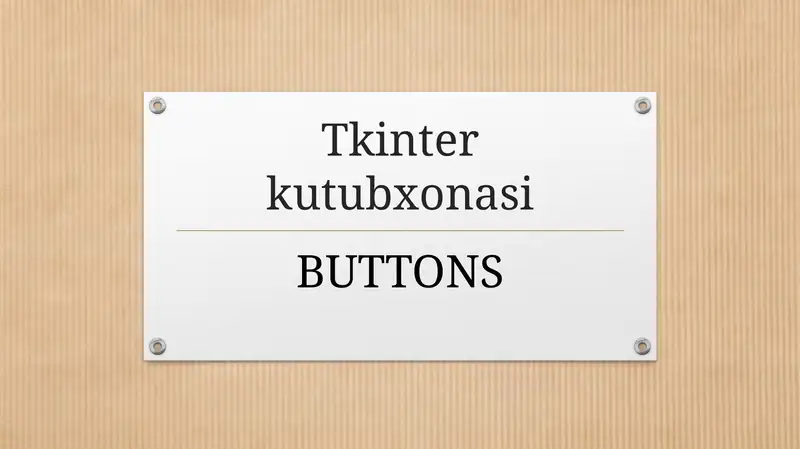 Tkinterkutubxonasi