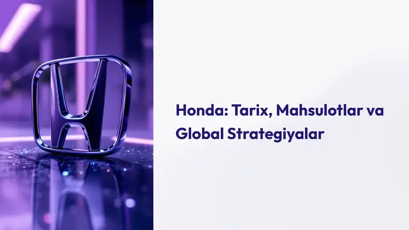 Honda Tashkil Topish Tarixi